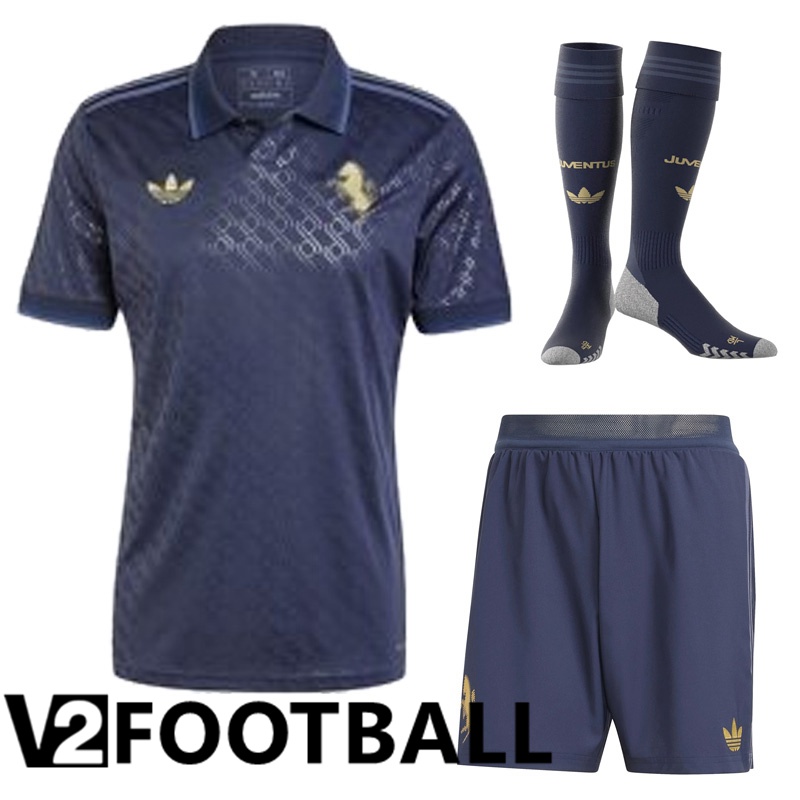 Juventus Third kit Soccer Shirt (Shorts + Socks) 2024/2025