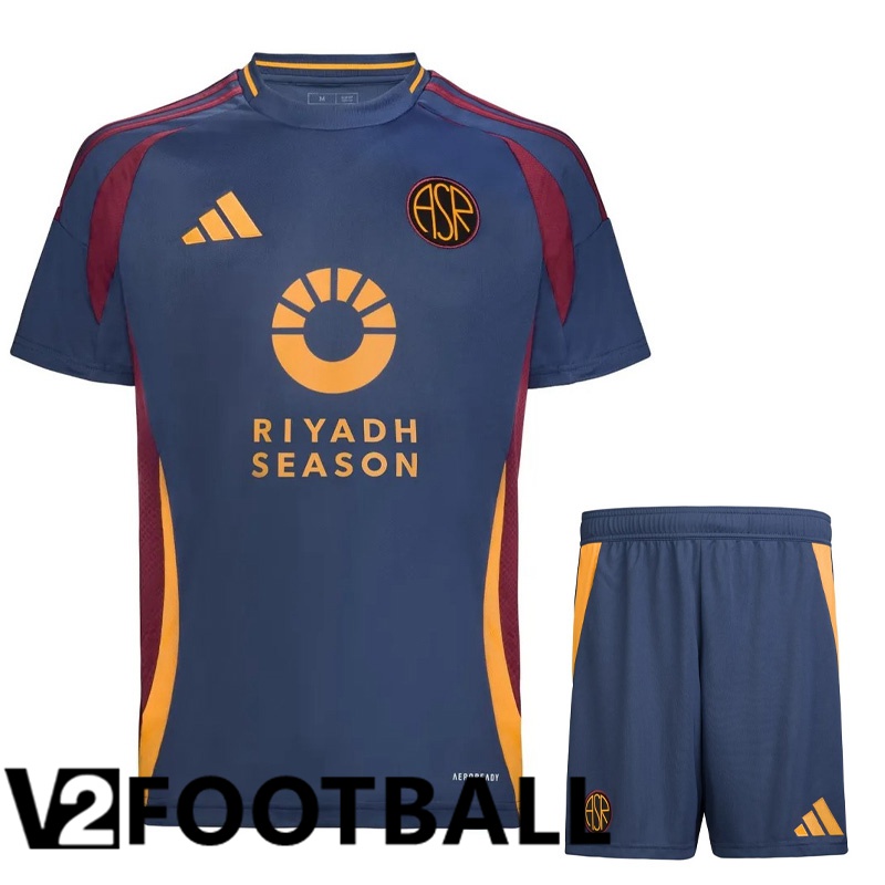 AS Rome Third kit Soccer Shirt + Shorts 2024/2025