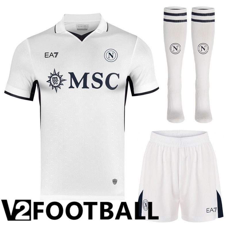 SSC Napoli Away kit Soccer Shirt (Shorts + Socks) 2024/2025