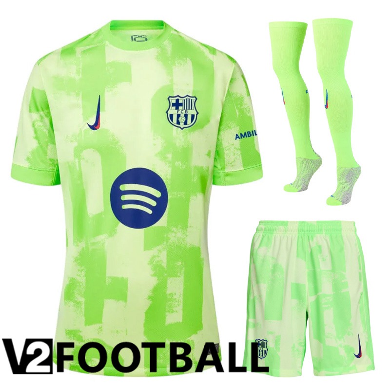 kit Soccer Shirt FC Barcelona Third kit Soccer Shirt (Shorts + Socks) 2024/2025