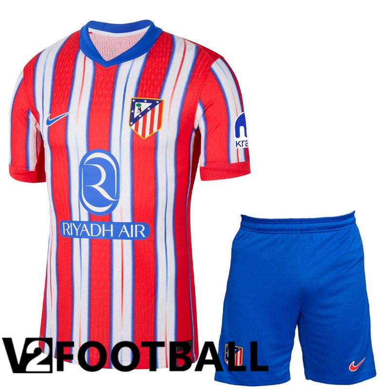 Atletico Madrid Home kit Soccer Shirt + Shorts 2024/2025