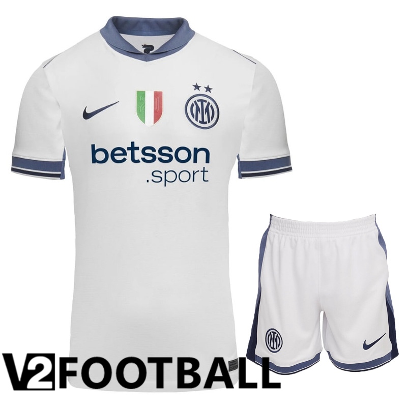 Inter Milan Away kit Soccer Shirt + Shorts 2024/2025