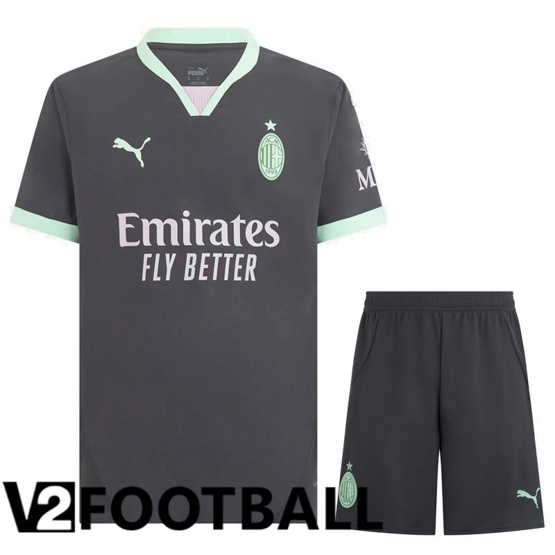 AC Milan Third kit Soccer Shirt + Shorts 2024/2025