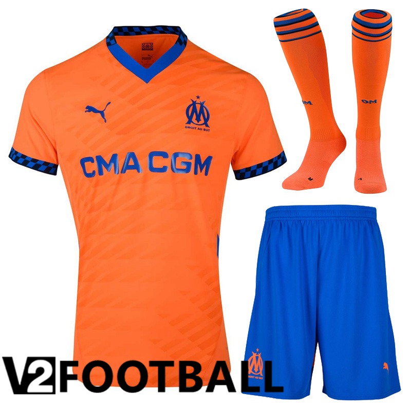 Marseille OM Third kit Soccer Shirt (Shorts + Socks) 2024/2025