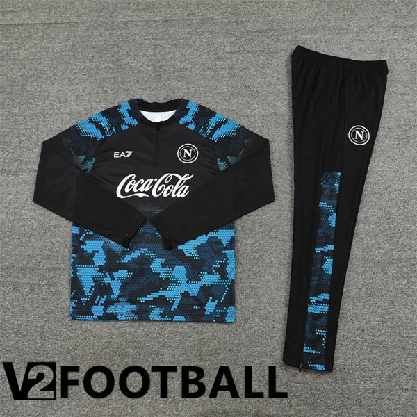 SSC Napoli kit Training Tracksuit Black Blue 2024/2025