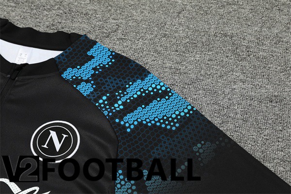 SSC Napoli kit Training Tracksuit Black Blue 2024/2025