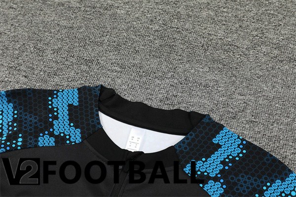 SSC Napoli kit Training Tracksuit Black Blue 2024/2025