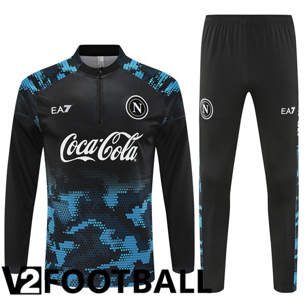 SSC Napoli kit Training Tracksuit Black Blue 2024/2025