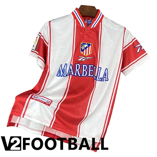 Atletico Madrid Retro Home Soccer Shirt 1999/2000