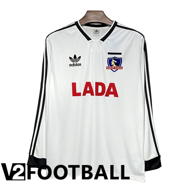 Colo Colo Retro Home Soccer Shirt Long sleeve 1996