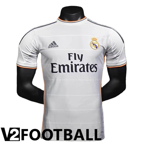 Real Madrid Retro Home Soccer Shirt 2013