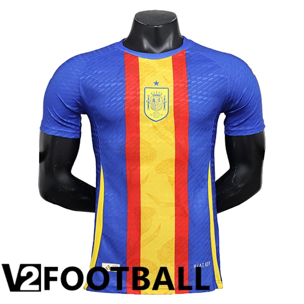 Spain Soccer Shirt Special Edition Blue/Yellow 2024/2025