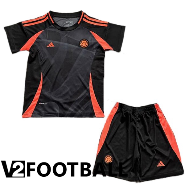 Colombia Kids Away Soccer Shirt Black 2024/2025