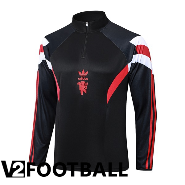 Manchester United Training Sweatshirt Black 2024/2025