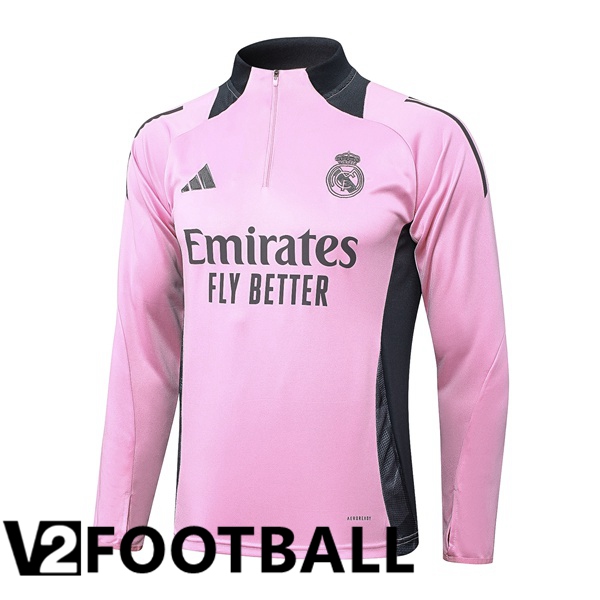 Real Madrid Training Sweatshirt Pink 2024/2025