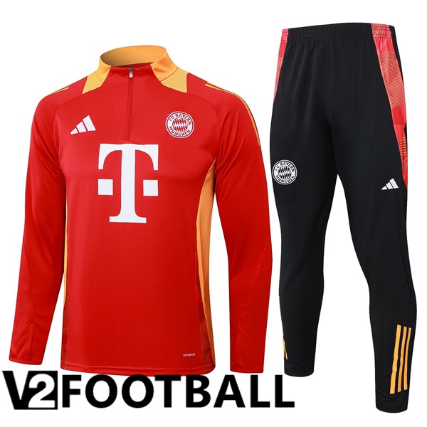 Bayern Munich kit Training Tracksuit Red 2024/2025