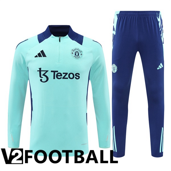 Manchester United kit Training Tracksuit Blue 2024/2025