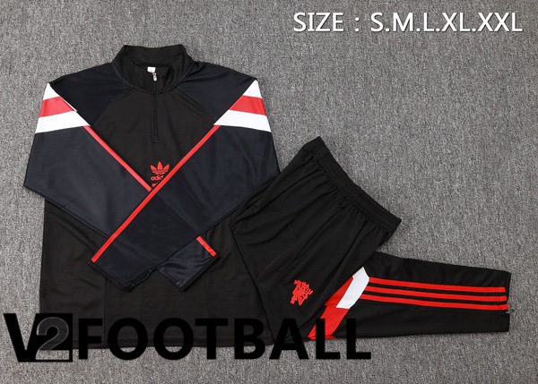 Manchester United kit Training Tracksuit Black 2024/2025