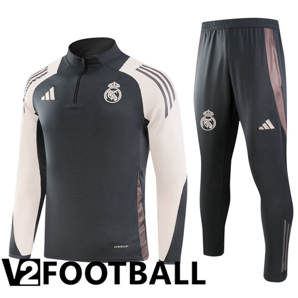 Real Madrid kit Training Tracksuit Grey 2024/2025