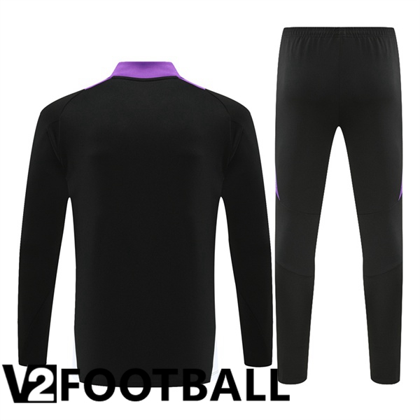 Real Madrid kit Training Tracksuit Purple Black 2024/2025