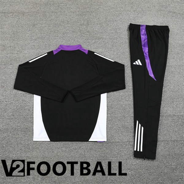 Real Madrid kit Training Tracksuit Purple Black 2024/2025