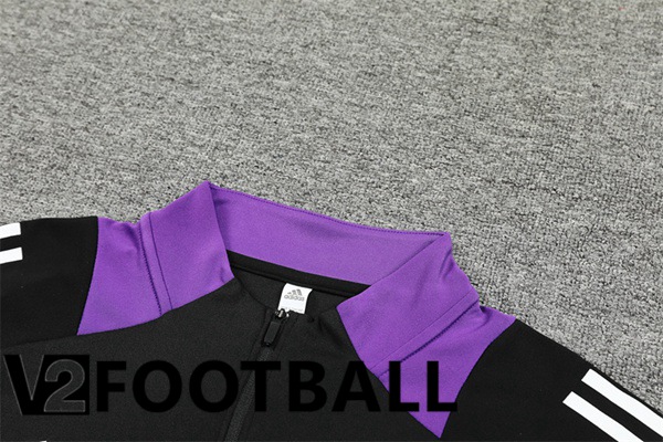 Real Madrid kit Training Tracksuit Purple Black 2024/2025