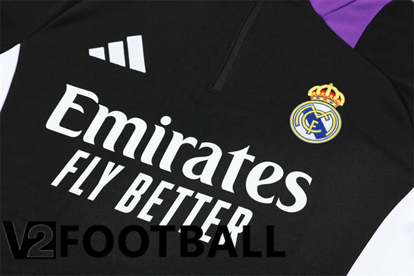 Real Madrid kit Training Tracksuit Purple Black 2024/2025