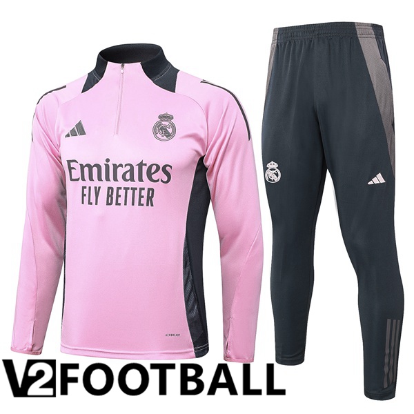 Real Madrid kit Training Tracksuit Pink 2024/2025