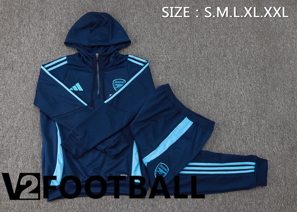 Training Tracksuit Sweatshirt Hoodie Arsenal Blue Royal 2024/2025