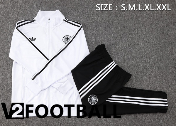 Germany kit Training Jacket Suit White 2024/2025