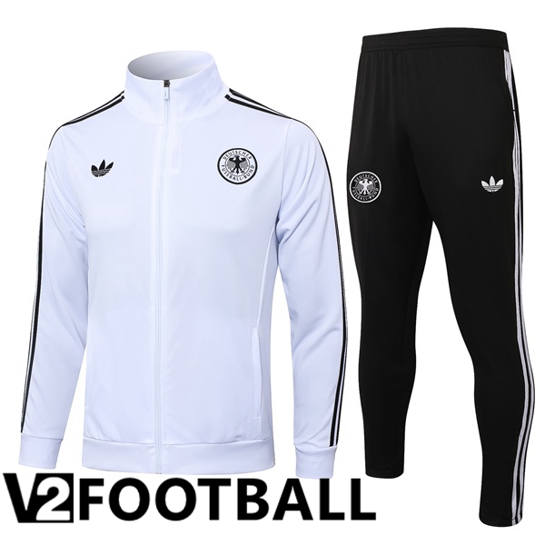 Germany kit Training Jacket Suit White 2024/2025