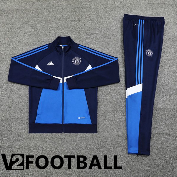 Manchester United kit Training Jacket Suit Blue Royal 2024/2025