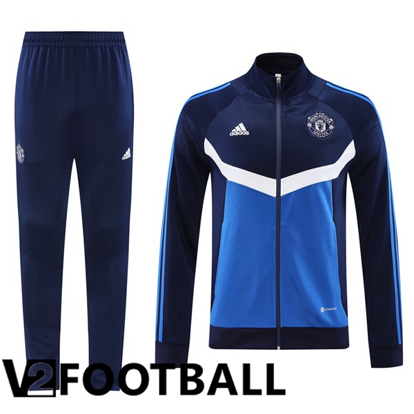 Manchester United kit Training Jacket Suit Blue Royal 2024/2025