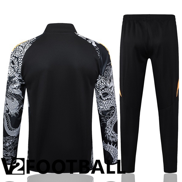 Real Madrid kit Training Jacket Suit Black 2024/2025