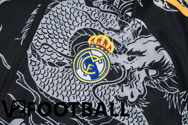 Real Madrid kit Training Jacket Suit Black 2024/2025