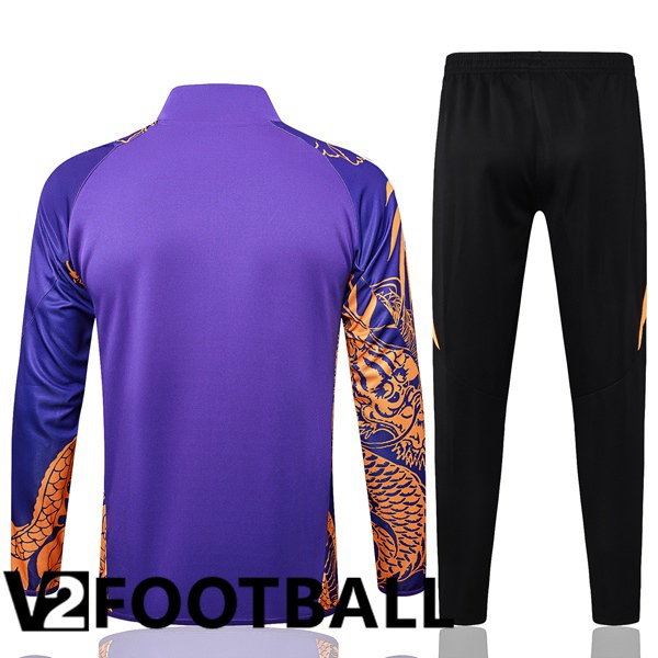 Real Madrid kit Training Jacket Suit Purple 2024/2025