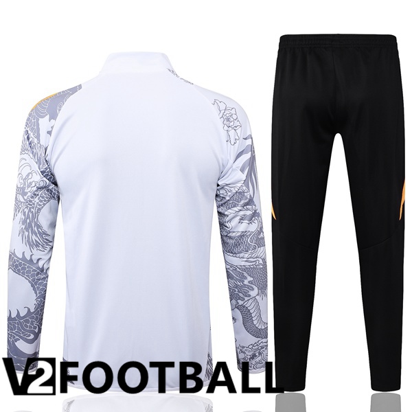 Real Madrid kit Training Jacket Suit White 2024/2025