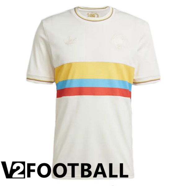 Colombia Soccer Shirt 100th Anniversary Edition White 2024/2025