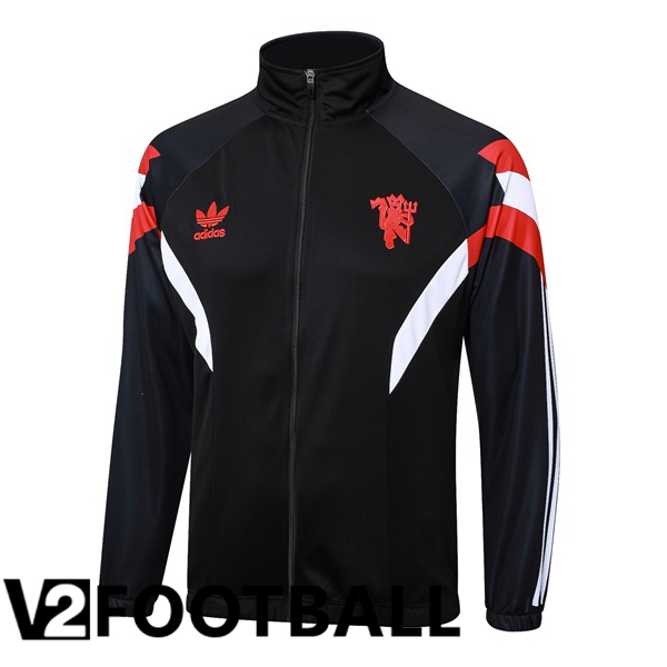 Manchester United Training Jacket Black 2024/2025