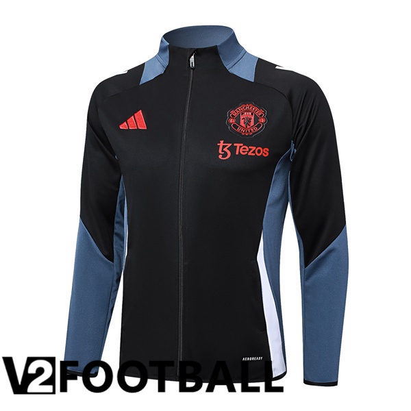 Manchester United Training Jacket Black 2024/2025