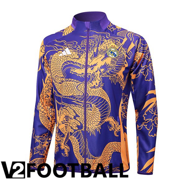 Real Madrid Training Jacket Purple 2024/2025