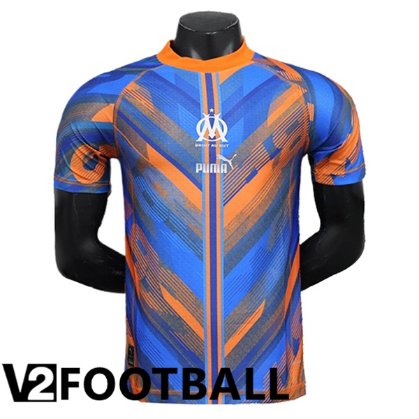 Marseille OM Soccer Shirt Special Edition Orange/Blue 2024/2025