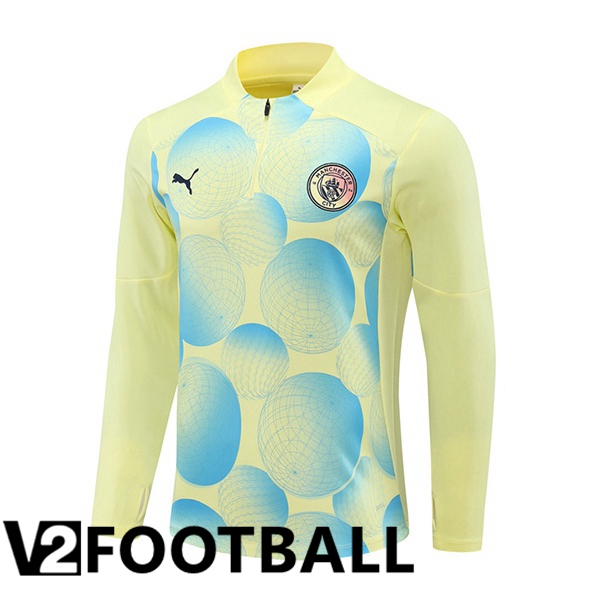 Manchester City Training Sweatshirt Yellow 2024/2025