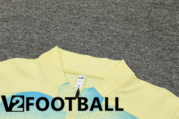 Manchester City kit Training Tracksuit Yellow 2024/2025