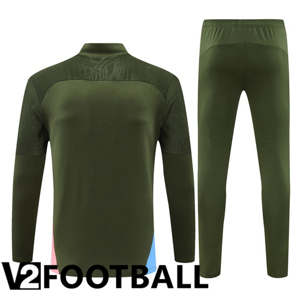 Manchester City kit Training Tracksuit Green 2024/2025