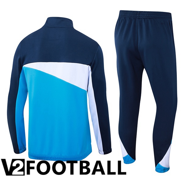 Marseille OM kit Training Jacket Suit Blue Royal 2024/2025