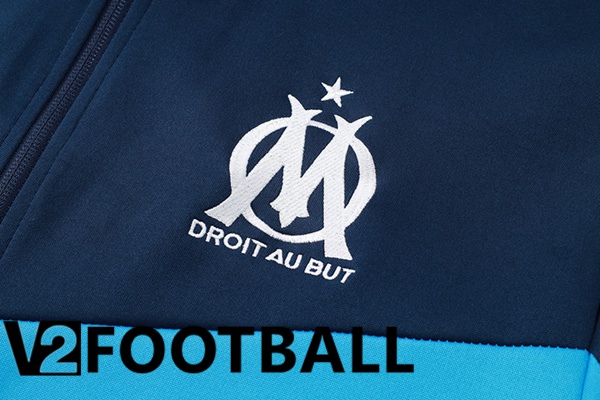 Marseille OM kit Training Jacket Suit Blue Royal 2024/2025