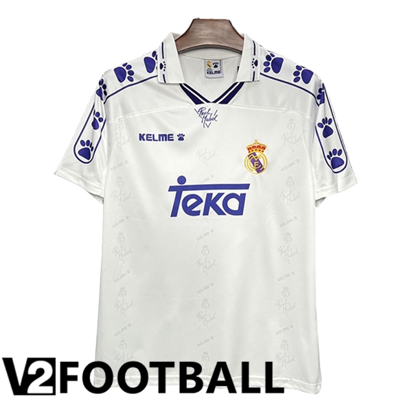 Real Madrid Retro Home Soccer Shirt 1994/1996