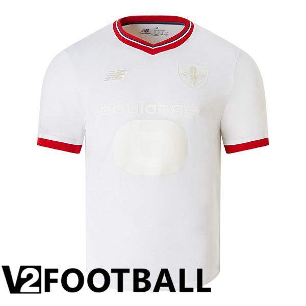 Lille OSC Soccer Shirt Édition 80e Anniversaire White 2024/2025