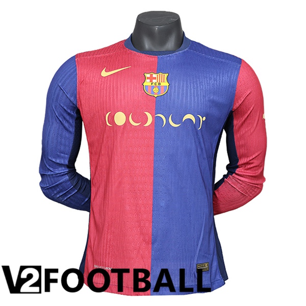 FC Barcelona x Coldplay Long sleeve Home Soccer Shirt 2024/2025